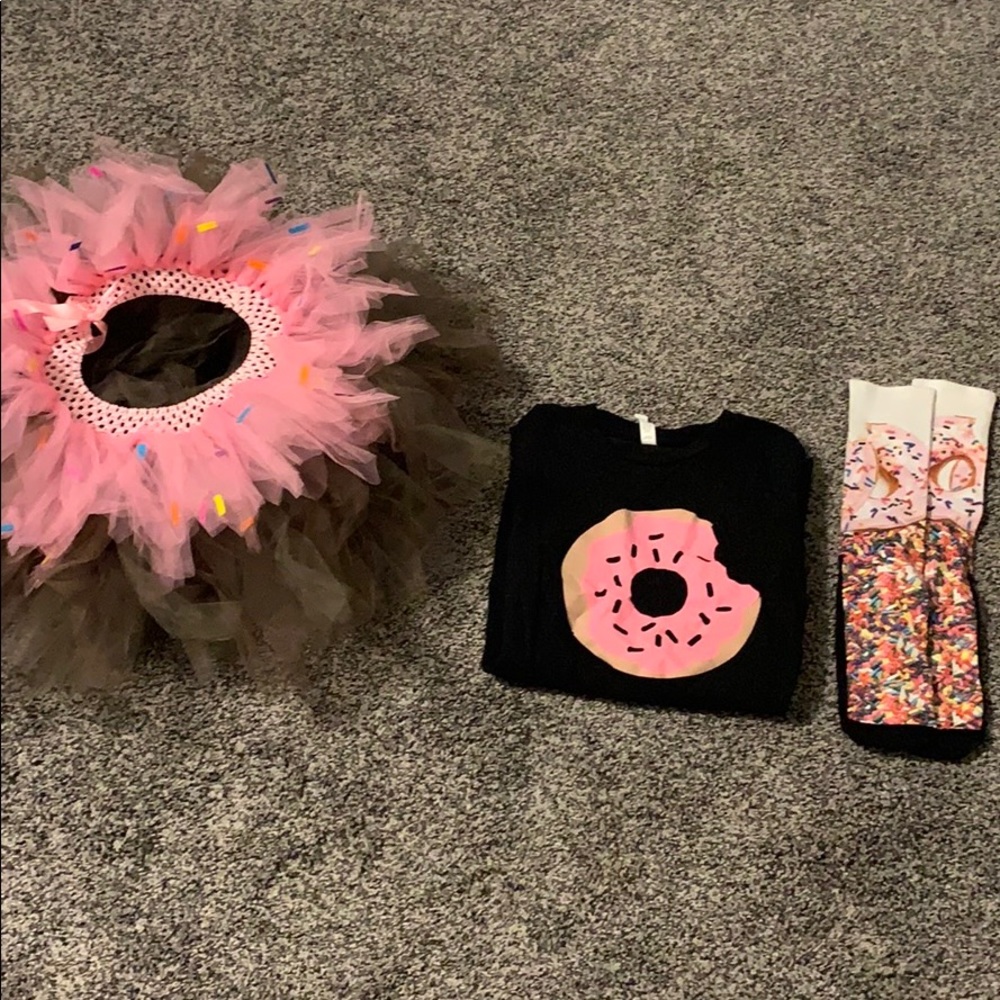 Donut costume, worn for Halloween once.